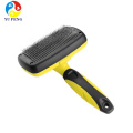 Dog brush self cleaning slicker pet shedding grooming tool
Dog brush self cleaning slicker pet shedding grooming tool 
 